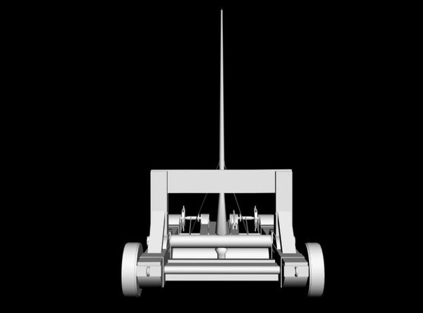 onager 3d model - Onager by Sjors boomschors